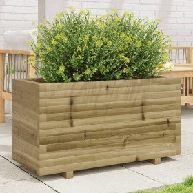 Jardinera madera de pino impregnada 90x40x49,5 cm en Macetas y jardineras | Comprar online en Foru.es
