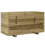 Jardinera madera de pino impregnada 90x40x49,5 cm en Macetas y jardineras | Comprar online en Foru.es