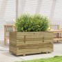 Jardinera madera de pino impregnada 90x40x49,5 cm en Macetas y jardineras | Comprar online en Foru.es