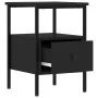 Mesitas de noche 2 uds madera de ingeniería negro 34x36x50 cm de vidaXL, Mesitas de noche - Ref: Foro24-826044, Precio: 79,81...