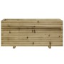 Jardinera madera de pino impregnada 110x40x49,5 cm en Macetas y jardineras | Comprar online en Foru.es