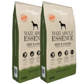 Comida seca perros Maxi Adult Essence Beef&Chicken 2 uds 30 kg de vidaXL, Comida para perros - Ref: Foro24-275193, Precio: 70...