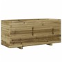 Jardinera madera de pino impregnada 110x40x49,5 cm en Macetas y jardineras | Comprar online en Foru.es