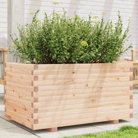 Jardinera madera maciza de pino 90x60x49,5 cm en Macetas y jardineras | Comprar online en Foru.es