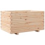 Jardinera madera maciza de pino 90x60x49,5 cm en Macetas y jardineras | Comprar online en Foru.es