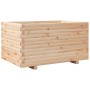 Jardinera madera maciza de pino 90x60x49,5 cm en Macetas y jardineras | Comprar online en Foru.es