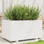 Jardinera madera maciza de pino blanco 90x60x49,5 cm en Macetas y jardineras | Comprar online en Foru.es