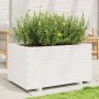 Jardinera madera maciza de pino blanco 90x60x49,5 cm en Macetas y jardineras | Comprar online en Foru.es