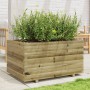 Jardinera madera de pino impregnada 90x60x49,5 cm en Macetas y jardineras | Comprar online en Foru.es