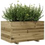 Jardinera madera de pino impregnada 90x60x49,5 cm en Macetas y jardineras | Comprar online en Foru.es