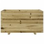 Jardinera madera de pino impregnada 90x60x49,5 cm en Macetas y jardineras | Comprar online en Foru.es