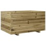 Jardinera madera de pino impregnada 90x60x49,5 cm en Macetas y jardineras | Comprar online en Foru.es