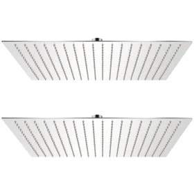 Cabezal de ducha efecto lluvia 2 uds acero inoxidable 50x50 cm de vidaXL, Cabezales de ducha - Ref: Foro24-275943, Precio: 17...