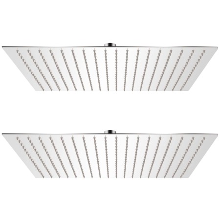 Cabezal de ducha efecto lluvia 2 uds acero inoxidable 50x50 cm de vidaXL, Cabezales de ducha - Ref: Foro24-275943, Precio: 13...