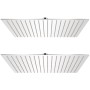 Cabezal de ducha efecto lluvia 2 uds acero inoxidable 50x50 cm de vidaXL, Cabezales de ducha - Ref: Foro24-275943, Precio: 13...