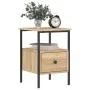 Mesitas noche 2 uds madera ingeniería roble Sonoma 34x36x50 cm de vidaXL, Mesitas de noche - Ref: Foro24-826046, Precio: 71,8...