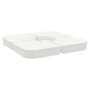 Juego bases de sombrilla 4 uds para parasol cruzado PP 100 kg en Bases para sombrillas | Comprar online en Foru.es