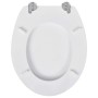Asiento inodoro con tapas 2 piezas MDF blanco de vidaXL, Asientos de inodoros y bidés - Ref: Foro24-275907, Precio: 62,88 €, ...
