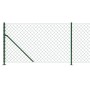 Cerca de alambre con brida verde 1x10 m de vidaXL, Paneles de vallas - Ref: Foro24-153937, Precio: 54,24 €, Descuento: %