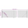 Cerca de alambre con brida verde 1x10 m de vidaXL, Paneles de vallas - Ref: Foro24-153937, Precio: 54,24 €, Descuento: %