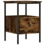 Mesitas noche 2 uds madera ingeniería roble ahumado 34x36x50 cm de vidaXL, Mesitas de noche - Ref: Foro24-826048, Precio: 64,...