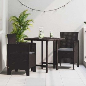 Silla de Jardín 2 pcs Marrón 53 x 49 x 85 cm Polipropileno en Sillas de jardín | Comprar online en Foru.es