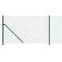 Cerca de alambre con brida verde 1,1x25 m de vidaXL, Paneles de vallas - Ref: Foro24-153946, Precio: 116,28 €, Descuento: %