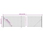 Cerca de alambre con brida verde 1,1x25 m de vidaXL, Paneles de vallas - Ref: Foro24-153946, Precio: 116,28 €, Descuento: %