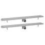 Linearer Duschablauf 2 Stück 930x140 mm Edelstahl von vidaXL, Abflüsse - Ref: Foro24-275951, Preis: 120,50 €, Rabatt: %