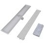 Desagüe lineal de ducha 2 piezas 930x140 mm acero inoxidable de vidaXL, Desagües - Ref: Foro24-275951, Precio: 122,72 €, Desc...