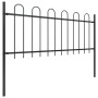 Valla de jardín con puntas de aro acero negro 3,4x0,8 m de vidaXL, Paneles de vallas - Ref: Foro24-277648, Precio: 140,03 €, ...