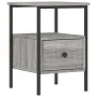 Mesitas noche 2 uds madera ingeniería gris Sonoma 34x36x50 cm de vidaXL, Mesitas de noche - Ref: Foro24-826050, Precio: 72,39...