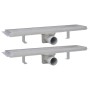 Desagüe lineal de ducha 2 piezas 530x140 mm acero inoxidable de vidaXL, Desagües - Ref: Foro24-275947, Precio: 87,36 €, Descu...