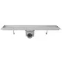 Linear shower drain 2 pieces 530x140 mm stainless steel by vidaXL, Drains - Ref: Foro24-275947, Price: 85,90 €, Discount: %