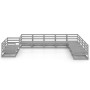 Muebles de jardín 10 piezas gris madera de pino maciza en Conjuntos de jardín | Comprar online en Foru.es