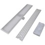 Desagüe lineal de ducha 2 piezas 830x140 mm acero inoxidable de vidaXL, Desagües - Ref: Foro24-275956, Precio: 96,05 €, Descu...