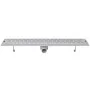 Desagüe lineal de ducha 2 piezas 830x140 mm acero inoxidable de vidaXL, Desagües - Ref: Foro24-275956, Precio: 94,62 €, Descu...