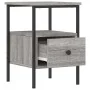 Mesitas noche 2 uds madera ingeniería gris Sonoma 34x36x50 cm de vidaXL, Mesitas de noche - Ref: Foro24-826050, Precio: 72,39...