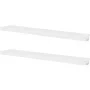 Estantes de pared 4 unidades blanco 120 cm de vidaXL, Estantes y estanterías - Ref: Foro24-276000, Precio: 109,51 €, Descuent...