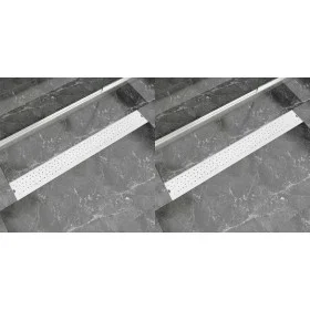 Desagüe ducha lineal 2 pzs burbuja 930x140 mm acero inoxidable de vidaXL, Desagües - Ref: Foro24-275969, Precio: 94,56 €, Des...