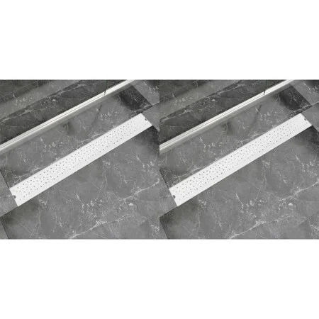 Desagüe ducha lineal 2 pzs burbuja 930x140 mm acero inoxidable de vidaXL, Desagües - Ref: Foro24-275969, Precio: 94,56 €, Des...