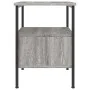 Mesitas noche 2 uds madera ingeniería gris Sonoma 34x36x50 cm de vidaXL, Mesitas de noche - Ref: Foro24-826050, Precio: 72,39...