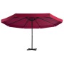 Sombrilla de jardín con base portátil rojo de vidaXL, Sombrillas - Ref: Foro24-276325, Precio: 346,46 €, Descuento: %