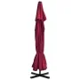 Sombrilla de jardín con base portátil rojo de vidaXL, Sombrillas - Ref: Foro24-276325, Precio: 386,21 €, Descuento: %