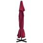 Sombrilla de jardín con base portátil rojo de vidaXL, Sombrillas - Ref: Foro24-276325, Precio: 346,46 €, Descuento: %