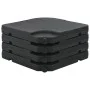 Sombrilla de jardín con base portátil rojo de vidaXL, Sombrillas - Ref: Foro24-276325, Precio: 386,21 €, Descuento: %