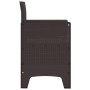 Silla de Jardín 4 pcs Marrón 53 x 49 x 85 cm Polipropileno en Sillas de jardín | Comprar online en Foru.es