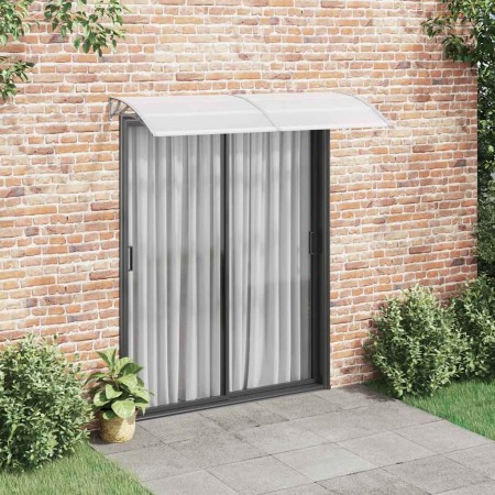 Marquesina para puerta PC gris y transparente 200x75 cm en Toldos | Comprar online en Foru.es