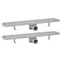 Desagüe ducha lineal 2 pzs burbuja 630x140 mm acero inoxidable de vidaXL, Desagües - Ref: Foro24-275948, Precio: 102,22 €, De...