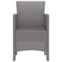 Silla de Jardín 4 pcs Gris Claro 53 x 49 x 85 cm Polipropileno en Sillas de jardín | Comprar online en Foru.es